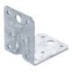 BGS Do it yourself Winkelverbinder 80937-25, mit Sicke, 70 x 70 x 55 x 2,5 mm, Spar-Pack, 25 Stück