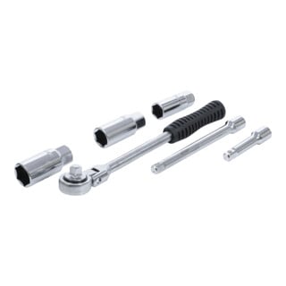 BGS Do it yourself Zündkerzen-Werkzeug-Satz Antrieb 10 mm 6-tlg.