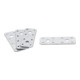 BGS Do it yourself platte connector 100 x 35 x 2,5 mm 4-delig.-4