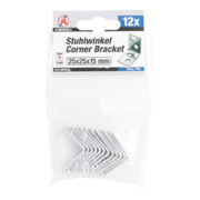 BGS Do it yourself stoel hoek 25 x 25 x 15 mm 12 dlg.