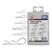 BGS Do it yourself veerkotter assortiment Ø 1,2 - 3,0 mm 48 dlg.