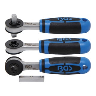 BGS Doorsteek ratelsleutel | 6,3 mm (1/4")