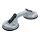 BGS Doppel-Gummisauger Aluminium  Ø 115 mm-1