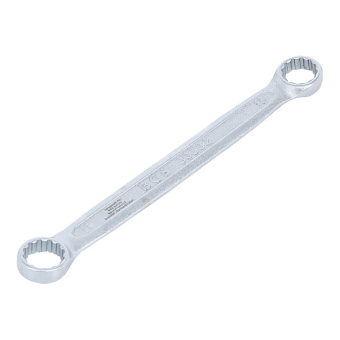 BGS Doppel-Ringschlüssel 30332, extra flach, SW 10 x 11 mm
