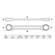 BGS Doppel-Ringschlüssel 30341, extra flach, SW 24 x 26 mm-2