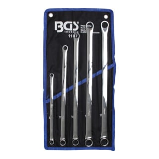 BGS Doppel-Ringschlüssel-Satz extra lang SW 8 - 19 mm 5-tlg.