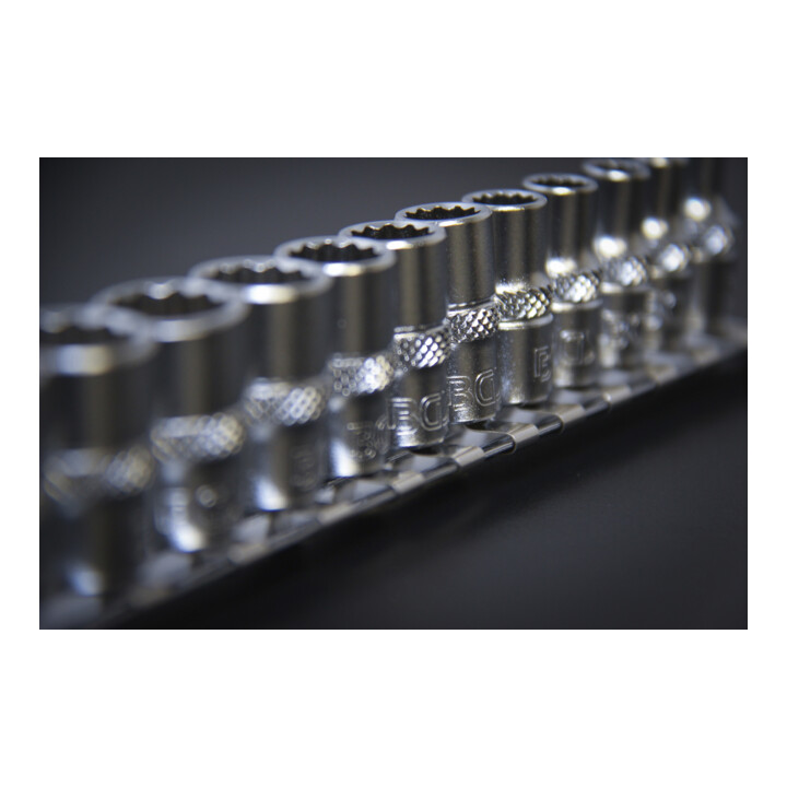 BGS Doppenset Twaalfkant aandrijving Vierkantaandrijving 6,3 mm inch maten 12 dlg.