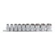 BGS doppenset, zeskant aandrijving vierkantaandrijving 12,5 mm (1/2 inch) inch maten 10 delig-1