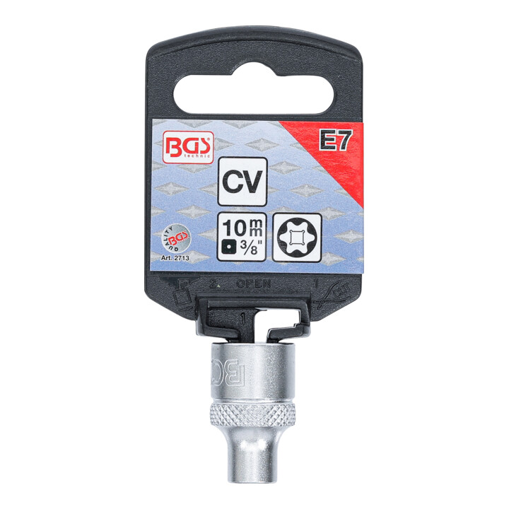 BGS Dopsleutel E-profiel | 10 mm (3/8") | E7