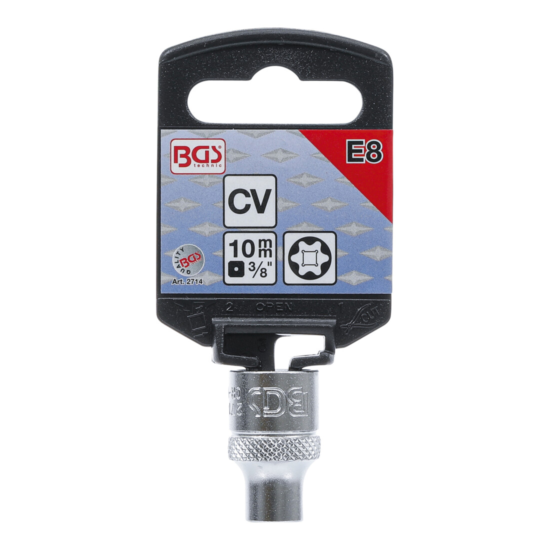 BGS Dopsleutel E-profiel | 10 mm (3/8") | E8