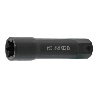 BGS Dopsleutel E-profiel, extra lang | zeskant 22 mm | E24