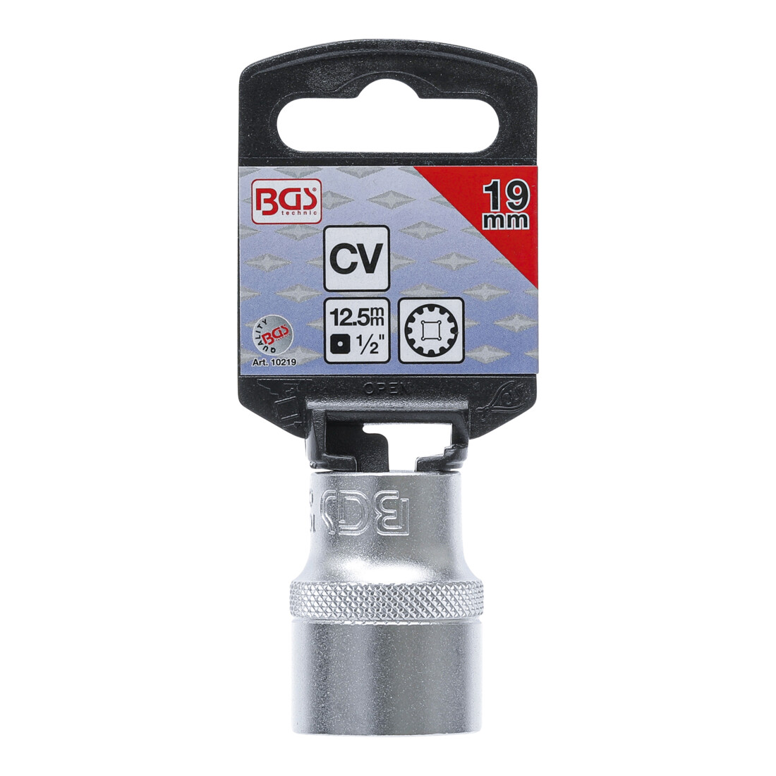 BGS Dopsleutel Gear Lock | 12,5 mm (1/2") | 19 mm