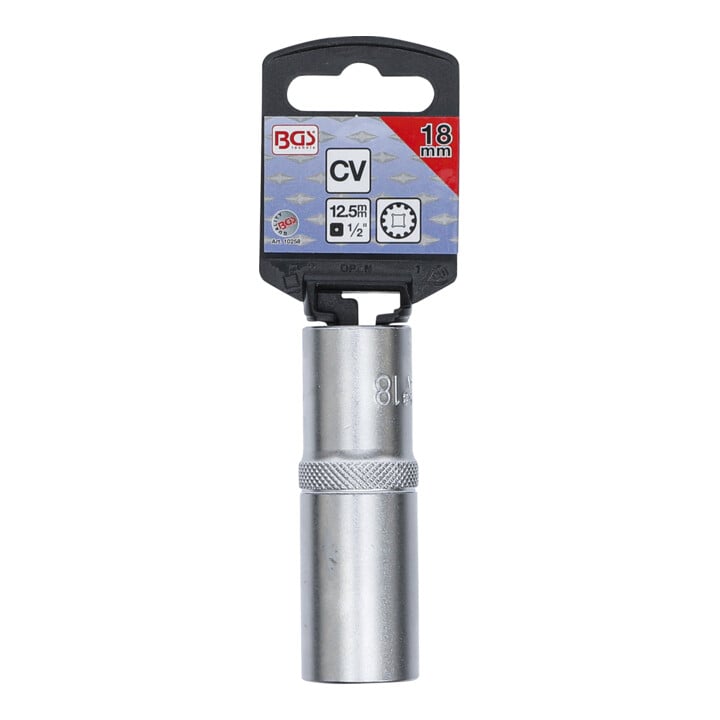 BGS Dopsleutel Gear Lock, diep | 12,5 mm (1/2") | 18 mm
