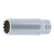 BGS Dopsleutel Gear Lock, diep | 6,3 mm (1/4") | 12 mm