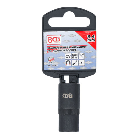 BGS Dopsleutel inzet voor draadbeitel, 10 mm (3/8"), 8,4 mm