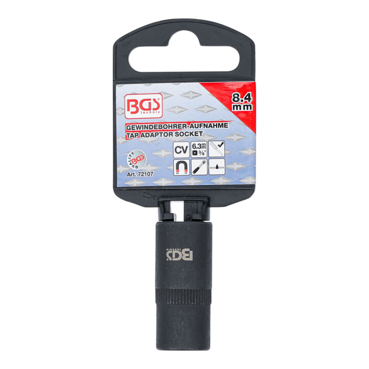 BGS Dopsleutel inzet voor draadbeitel, 10 mm (3/8"), 8,4 mm