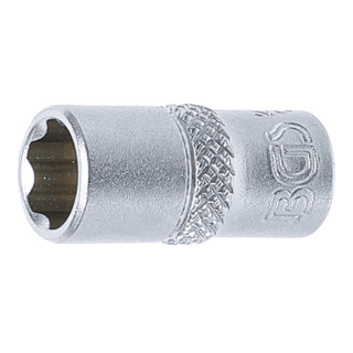 BGS dopsleutelset Super Lock, diepe schijf vierkantaandrijving 6,3 mm