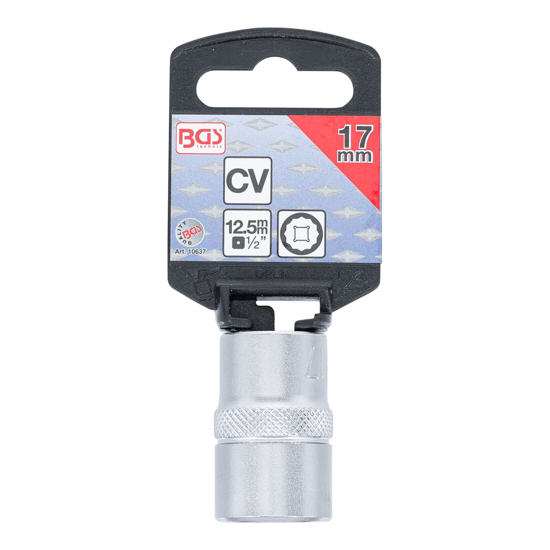 BGS Dopsleutel twaalfkant | 12,5 mm (1/2") | 17 mm