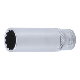BGS Dopsleutel twaalfkant, diep | 6,3 mm (1/4") | 12 mm