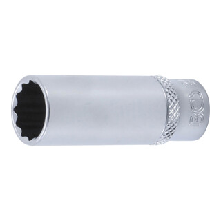 BGS Dopsleutel twaalfkant, diep | 6,3 mm (1/4") | 13 mm
