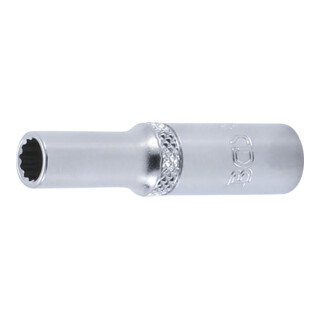 BGS Dopsleutel twaalfkant, diep | 6,3 mm (1/4") | 6 mm