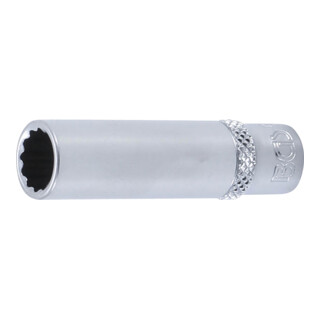 BGS Dopsleutel twaalfkant, diep | 6,3 mm (1/4") | 9 mm