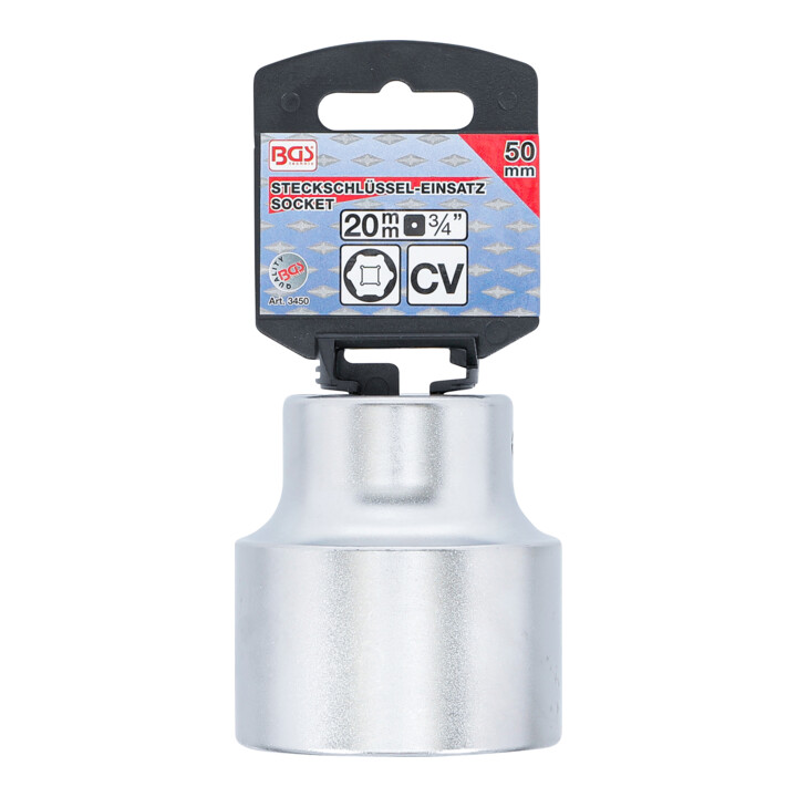 BGS Dopsleutel zeskant | 20 mm (3/4") | 50 mm