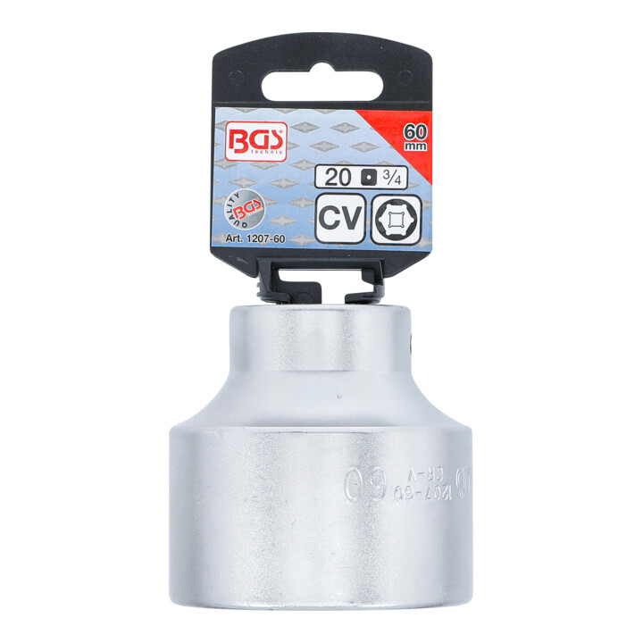 BGS Dopsleutel zeskant | 20 mm (3/4") | 60 mm