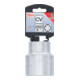 BGS Dopsleutel zeskant | 25 mm (1") | 46 mm-4