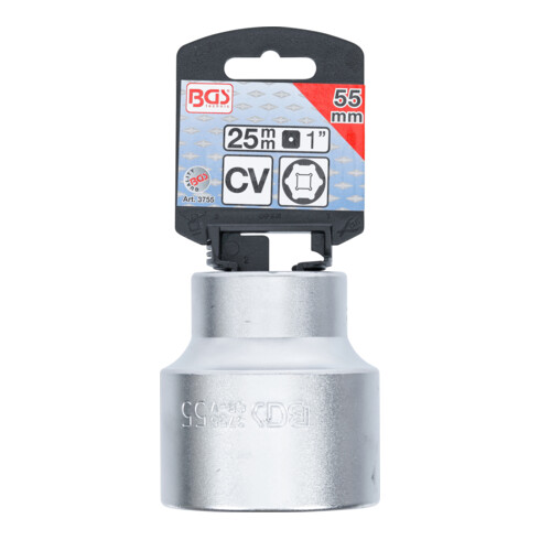 BGS Dopsleutel zeskant | 25 mm (1") | 55 mm