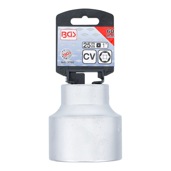 BGS Dopsleutel zeskant | 25 mm (1") | 60 mm