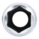 BGS Dopsleutel zeskant diep | 10 mm (3/8") | 12 mm-3