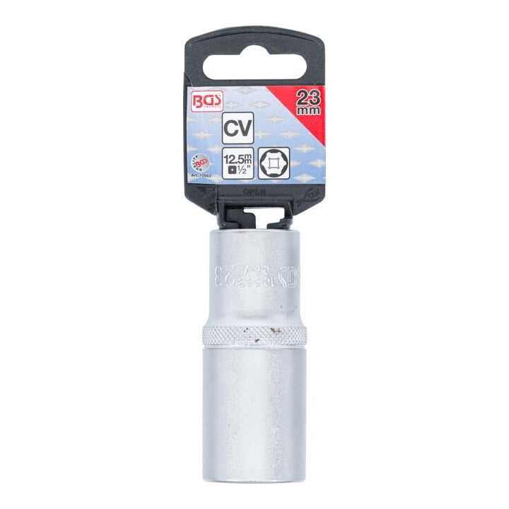 BGS Dopsleutel zeskant diep | 12,5 mm (1/2") | 23 mm