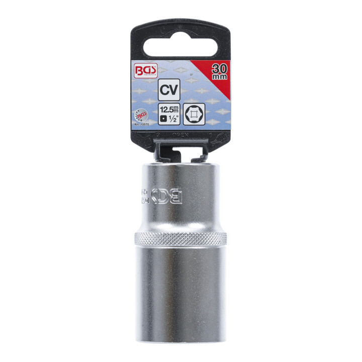BGS Dopsleutel zeskant diep | 12,5 mm (1/2") | 30 mm