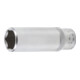 BGS Dopsleutel zeskant, diep | 6,3 mm (1/4") | 1/2"-1