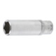 BGS Dopsleutel zeskant, diep | 6,3 mm (1/4") | 7/16"-1