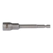 BGS Dopsleutel zeskant | extra lang | voor boormachines | 6,3 mm (1/4") aandrijving zeskant | 11 mm-2