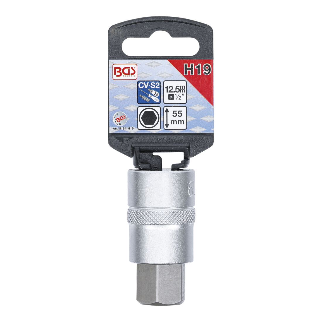 BGS Dopsleutelbit | 12,5 mm (1/2") | INBUS 19 mm