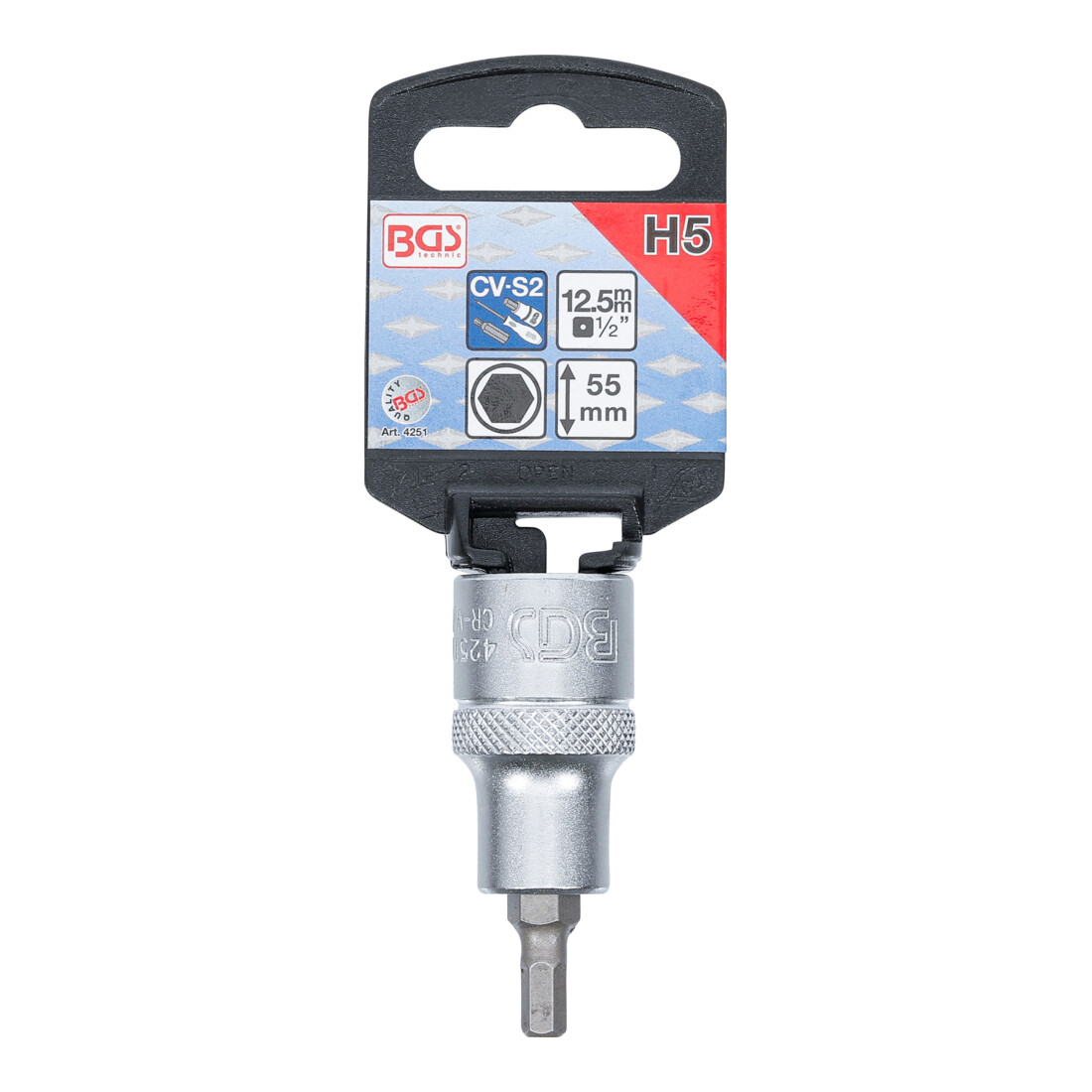 BGS Dopsleutelbit | 12,5 mm (1/2") | INBUS 5 mm