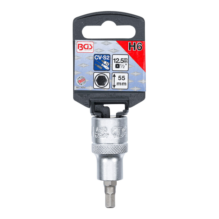 BGS Dopsleutelbit | 12,5 mm (1/2") | INBUS 6 mm