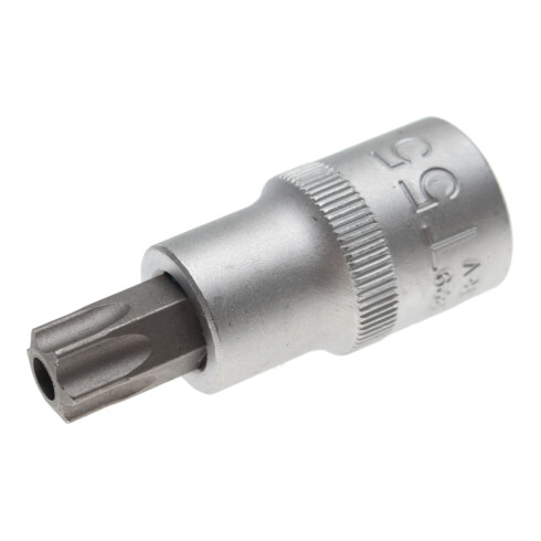 BGS Dopsleutelbit | 12,5 mm (1/2") | T-profiel (voor Torx) met boring T55