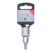 BGS Dopsleutelbit | 12,5 mm (1/2") | T-profiel (voor TX) met boring T40-3
