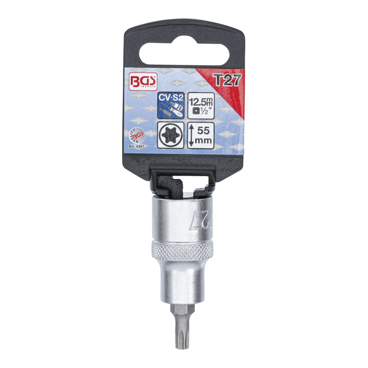 BGS Dopsleutelbit | 12,5 mm (1/2") | T-profiel (voor TX) T27