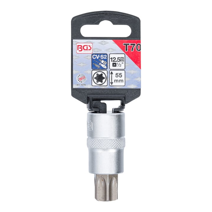 BGS Dopsleutelbit | 12,5 mm (1/2") | T-profiel (voor TX) T70