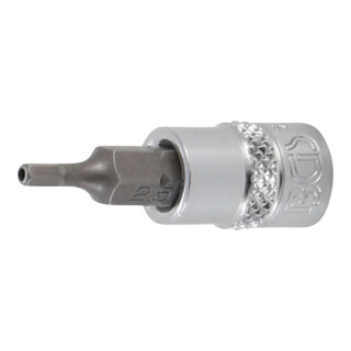 BGS Dopsleutelbit | 6,3 mm (1/4") | binnenzeskant met boring 2,5 mm