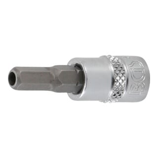 BGS Dopsleutelbit | 6,3 mm (1/4") | binnenzeskant met boring 5,5 mm