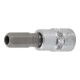 BGS Dopsleutelbit | 6,3 mm (1/4") | binnenzeskant met boring 7 mm-1