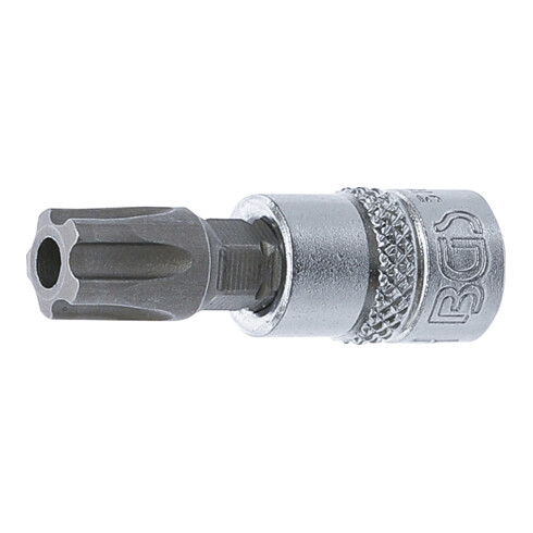 BGS Dopsleutelbit | 6,3 mm (1/4") | TS-profiel (voor Torx-plus) met boring TS50