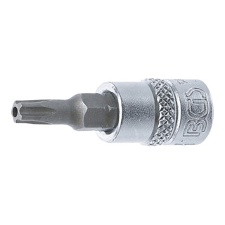 BGS Dopsleutelbit | 6,3 mm (1/4") | TS-profiel (voor TX-plus) met boring TS25