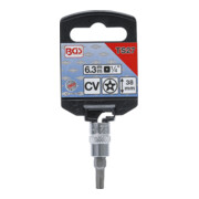 BGS Dopsleutelbit | 6,3 mm (1/4") | TS-profiel (voor TX-plus) met boring TS27-3